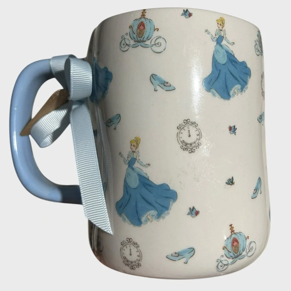 Rae Dunn Disney Cinderella Mug Bibbidi Bobbidi Boo Princess Coffee Cup NWT - Picture 5 of 9